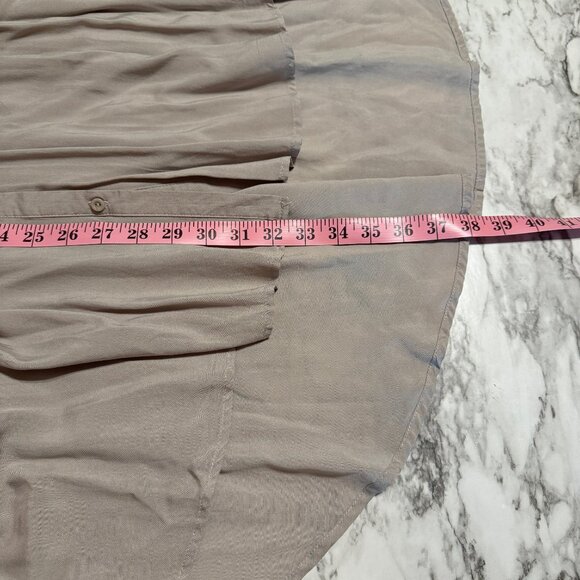 UMGEE Gray Baby Doll Style Button Down Top NWT - Picture 7 of 7